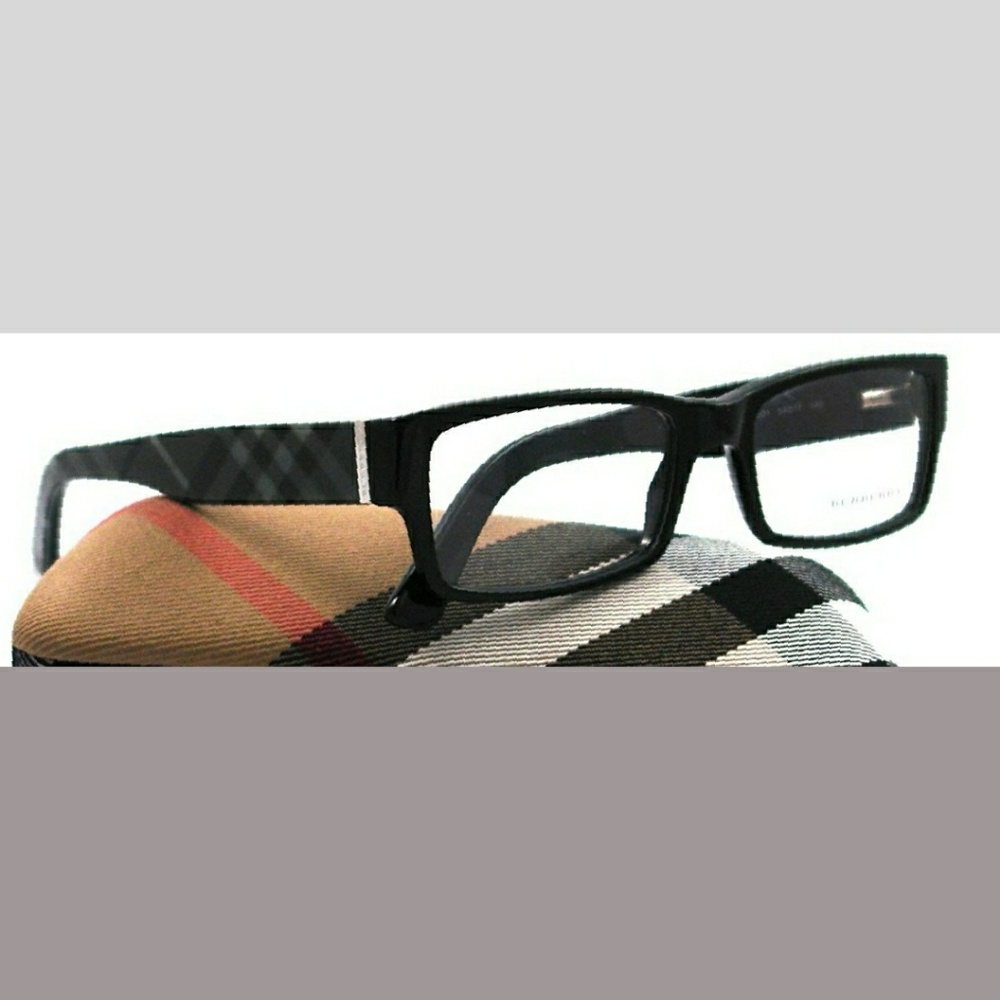 ISO Burberry Eyeglasses BE 2091 SHINY BLACK 3001 B